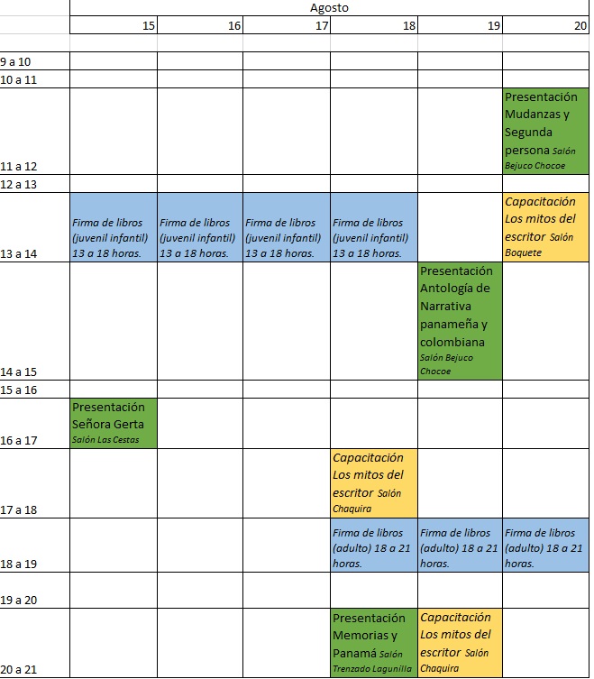 Actividades FUGA FIL 2017